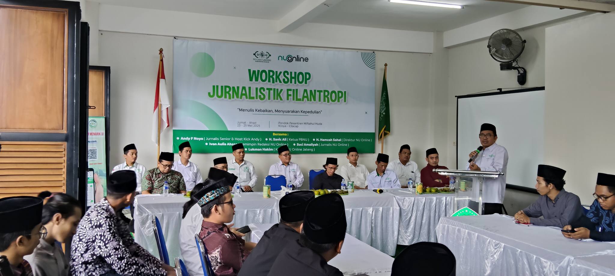 Buka Workshop Jurnalistik Filantropi, Savic Ali Ajak Jurnalis Muda Teladani KH Mahfudz Siddiq