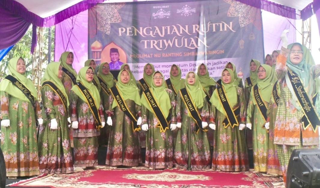 Rutinan Triwulan Muslimat NU Kelurahan Simbarwaringin: Empat Ciri Orang Penduduk Surga